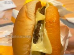浓浓高达芝士双层吉士堡-麦当劳(松江南乐得来速店)