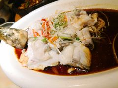 明火鲈鱼-绿茶餐厅(西单老佛爷店)