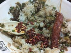 香肠是自己另买的-德天顺盖码饭(人民西路店)