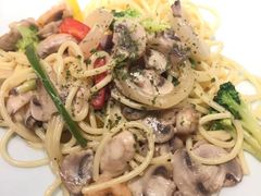 奶油蘑菇海鲜意面-斗牛士牛排(南京东路店)