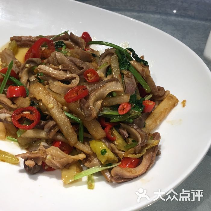 兰湘荟江景私房餐厅白辣椒炒捆鸡图片-北京私房菜-大众点评网