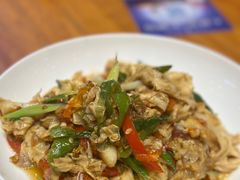 火腿炒农家豆腐皮-辣公子·千岛湖私房菜(滨江店)