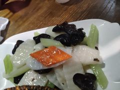 香芹木耳炒山药-熠盛粤味·顺德桑拿鸡(永康路店)