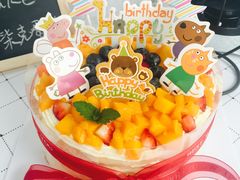 佩奇猪主题裸蛋糕-艾加柒克蛋糕茶歇甜品台(春熙路店)