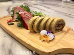 清酒鹅肝配鳗鱼卷-柒园·三十年创意杭帮菜(龙湖滨江天街店)