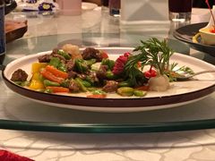 豆瓣鲜虾牛肉粒-清华大学-甲所餐厅