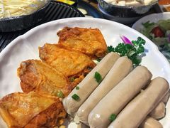 鸡翅香肠-釜山火炉韩式炭火烤肉(欧洲城店)