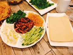 新京酱肉丝豆皮-老边饺子(彩虹城店)