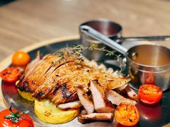 炭烧猪颈肉-小大董·烤鸭(西客站店)