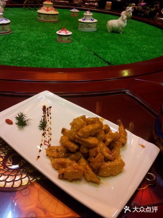 大汗行宫园林餐厅拔丝奶豆腐图片