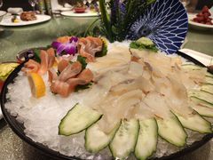 三文鱼海蜇刺身-温州王朝大酒店-自助餐厅