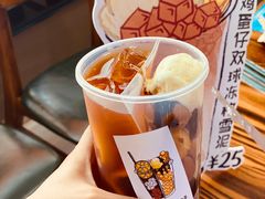 冻柠拼双球鸡蛋仔-桂桂茶(恒基名人店)
