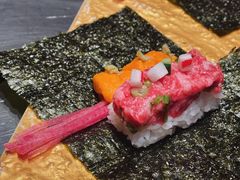 海胆生牛肉手卷-老乾杯和牛烧肉(王府中环店)