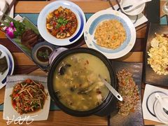 野生羊肚菌炖鸡-紫滇源云南生态菜(丹凤街店)