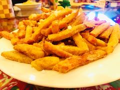 蛋黄焗地瓜-闯关东东北农家菜(崂山石老人店)