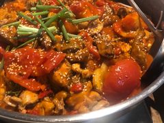 -贵州辣子鸡番茄鸡