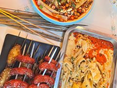 麻酱涮牛肚-阿杰烧烤·西安传统烤肉店(天朗御湖店)