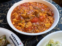 番茄牛肉滑蛋-晓平饭店(嘉善路店)