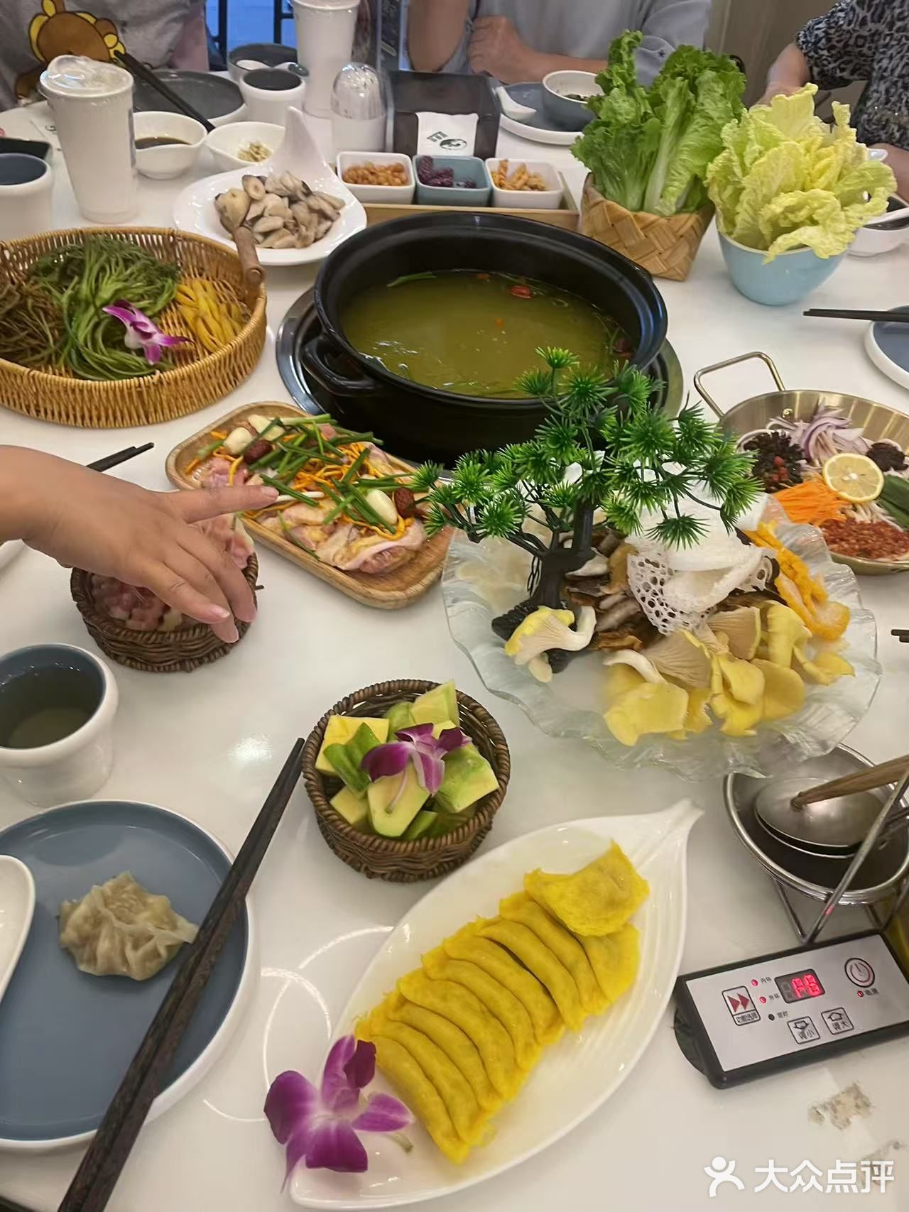 鲜美的野生菌火锅