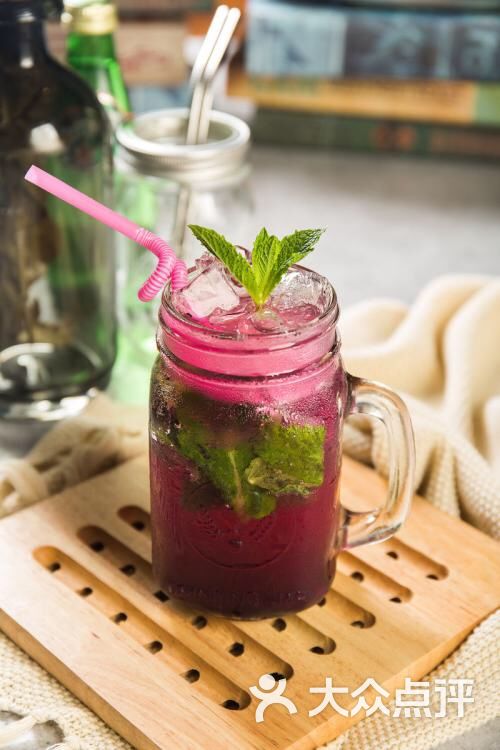 金奥费尔蒙酒店温哥华扒房蓝莓莫吉托图片-北京牛排-大众点评网