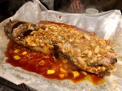 蒜香纸包江团烤鱼-红辣椒·川菜·火锅(张杨路店)