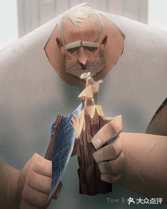 插画中平淡的画面