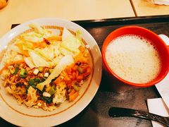 鸡丝饭配甜浆套餐-永和大王(蛙嫩鸡香煲煲鲜·军博店)