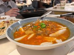 鲜茄牛腩粒烩面鱼-港丽餐厅(高德置地店)