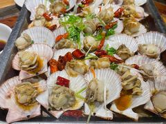 油泼扇贝-虾宝贝胶东海鲜·渔家菜(小西天店)