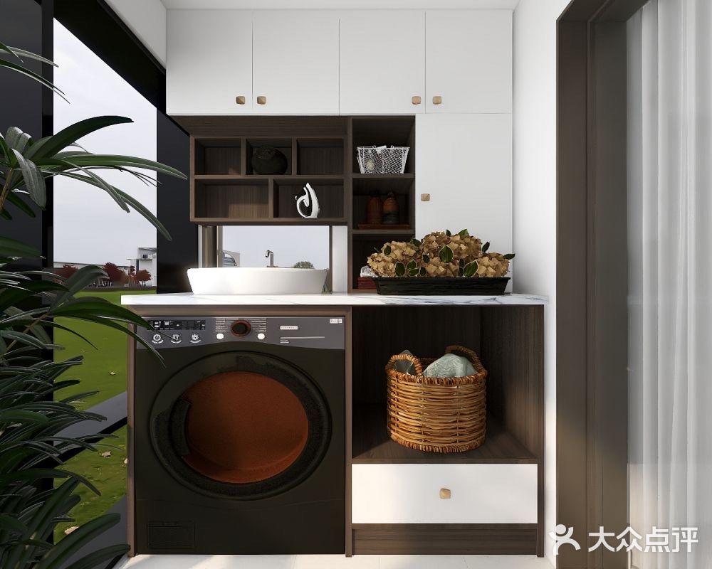 [化妆镜]120㎡中信森林湖现代风格设计~