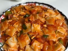 西红柿鸡蛋炒面片-帕米尔食府(白云观店)