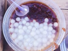 桂花赤豆糊圆子-潘玉麟糖粥