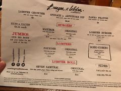 菜单-Burger & Lobster(Dean Street)