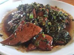 咸菜炒猪肝-双塔老饭店
