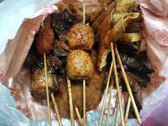 他家炸串炒饭店-"馋了炸串,晚上点的外卖,下单后看到预计送.