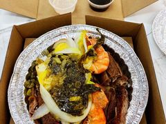 鹅肉鹅脖双拼盘饭-壹只卤鹅·潮汕菜(莲塘店)