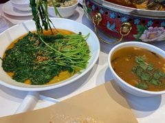 虾皮煎茼蒿-解家河南菜(商鼎路店)