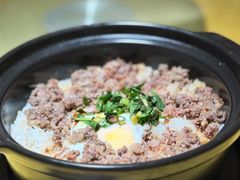牛肉窝蛋煲仔饭-大笑饭堂(甲子桥店)