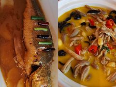 年糕烧黄鱼-鸽子侯·家宴·平价海鲜(绿地店)