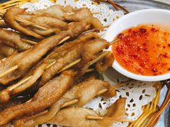 竹签猪颈肉-祈胜邨•顺德鱼生•顺德菜(容桂店)