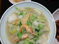 腐皮杭白菜-老头儿油爆虾·知味杭州(爱琴海购物中心)