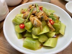 橄榄油蛤蜊肉拌黄瓜-船歌·鱼水饺青岛菜(枫蓝国际购物中心店)