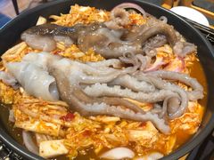 泡菜煎八爪鱼-烧货·活海鲜炭烧(湖滨商业街店)