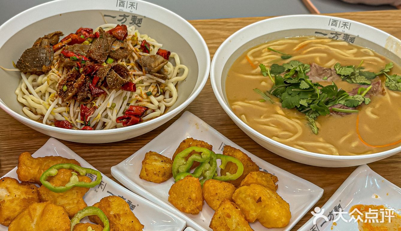 每次来都会点爆肚面和糊汤面 爆肚面的面条很筋道