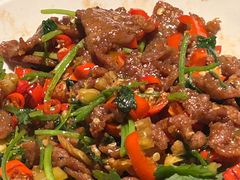 小炒牛肉-绿茶餐厅(王府井永宁门店)