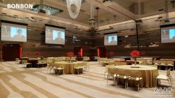 超大气的宴会厅-上海喜玛拉雅酒店-宴会中心