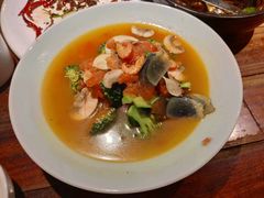 上汤西兰花-绿茶餐厅(华联万柳店)