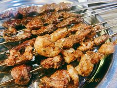 生烤羊肉串-大胡子烤羊肉清真(天海夜市总店)