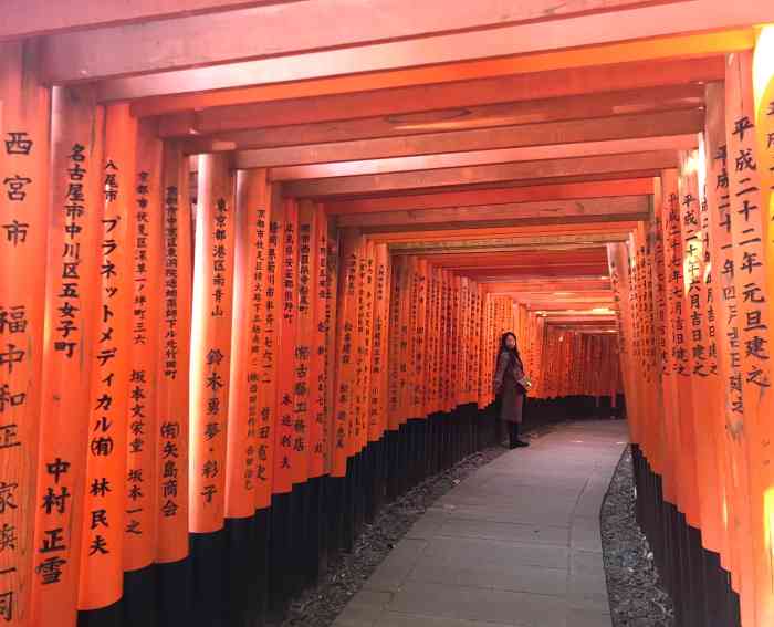 武信稲荷神社-"稻荷大社在京都算是很有名的神社了~ 走过.