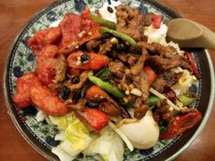 糖醋里脊双拼套餐-华中科技大学东教工食堂